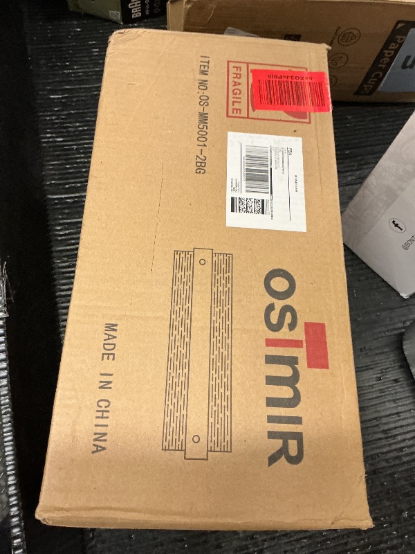 Photo 1 of Osimir Brushe Gold Bathroom Vanity Light, 16.5 Inch 10W Dimmable LED Bathroom Light Fixture Over Mirror, Modern Crystal Bar Bath Wall Sconce for Bath, 3CCT, OS-MM5001-2BG