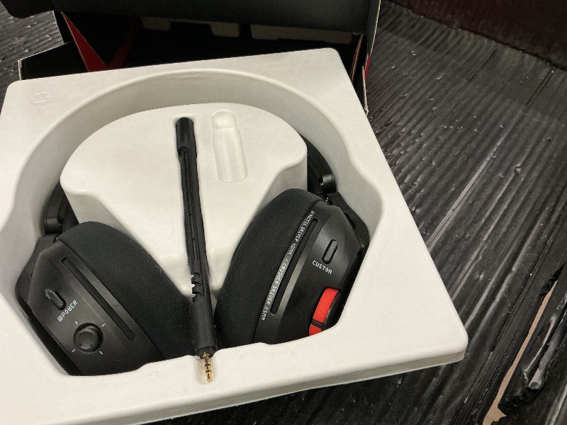 Photo 1 of Skullcandy Crusher PLYR 720 Wireless Gaming Headset, Ultimate Immersion and Comfort, THX Spatial Audio, Multi-Sensory Bass and Platform- Digi-Black, Removable Mic, PC, PlayStation, Nintendo