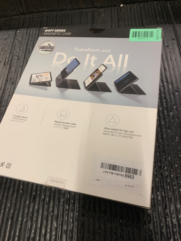 Photo 1 of ESR for iPad Pro 12.9 Case (6th/5th Generation, 2022/2021), Removable Magnetic Cover, Adjustable Portrait/Landscape Stand with Raised Display View, 9 Standing Angles, Shift Series, Red