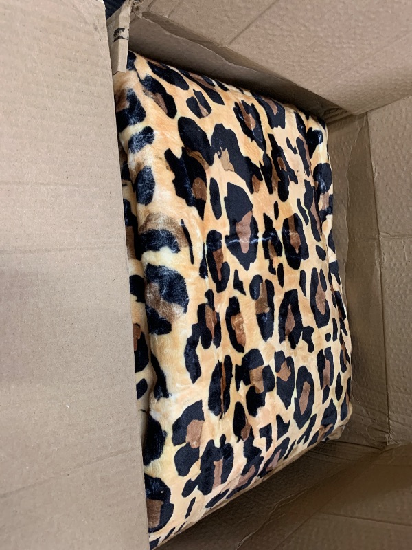 Photo 1 of ZSSZO Large Brown Leopard Area Rugs for Living Dinning Room Washable Modern Abstract Floor Mat 5'x8' Non-Slip Cheetah Print Bedroom Decor Carpet