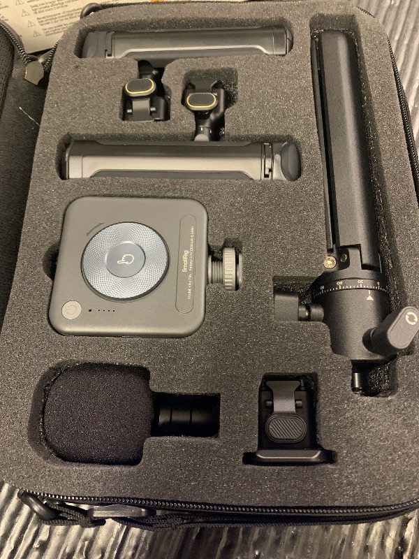 Photo 1 of SmallRig All-in-One Universal Quick Release Phone Video Rig Kit Pro, Phone Stabilizer Rig Kit with LED Light Microphone QR Tripod Dual Handles Power Bank Holder, for Creator & Live Streaming - 4704