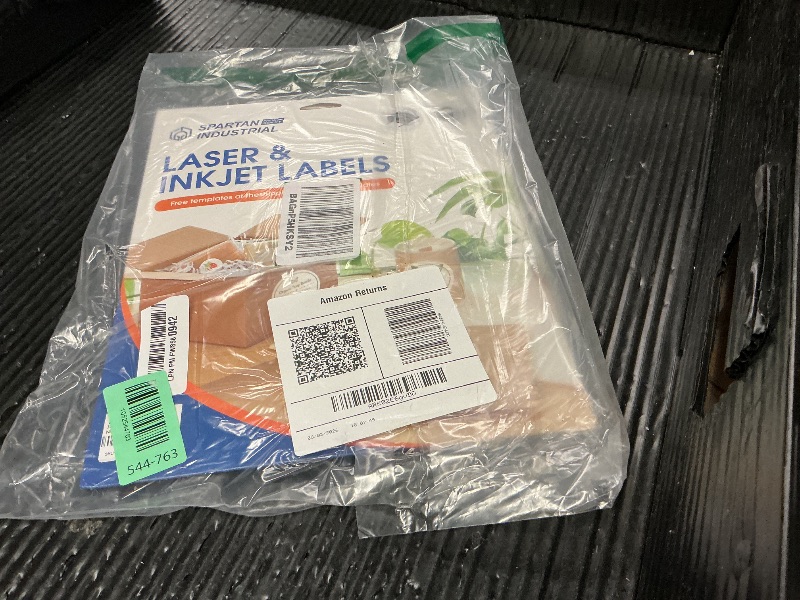 Photo 1 of 2" Printable Round Labels for Laser and Inkjet Printers - 600 Blank Labels, 30 Sheets for Thank You Stickers, Price Tags, QR Codes, Business Logos - Spartan Industrial Template C004