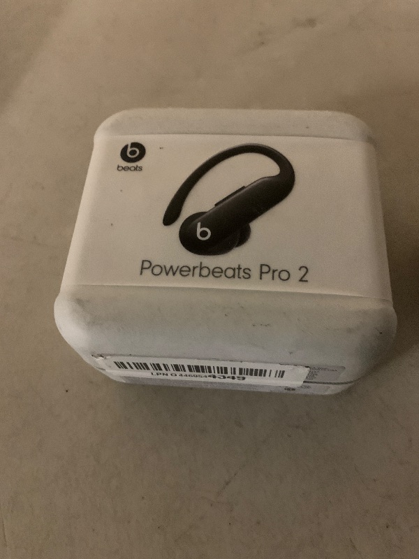 Photo 1 of Beats Powerbeats Pro 2 - Wireless Noise Cancelling Workout Earbuds with Secure- Fit Earhooks, Up to 45-Hour Battery with Charging Case, Sweat & Water Resistant, Heart Rate Monitoring - Jet Black
