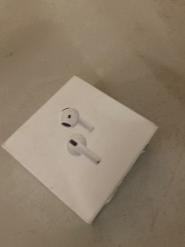 Photo 1 of Apple AirPods 4 Wireless Earbuds, Bluetooth Headphones, with Active Noise Cancellation, Adaptive, Transparency Mode, Personalized Spatial Audio, USB-C Charging Case, Wireless Charging, H2 Chip