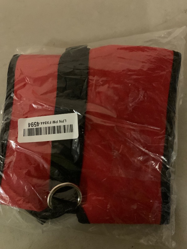 Photo 1 of Wettarn Baseball Training Aid Softball Training Harness Baseball Practice Equipment for Stepping Out Leg Pulling Out Overstriding Lunging(Red)