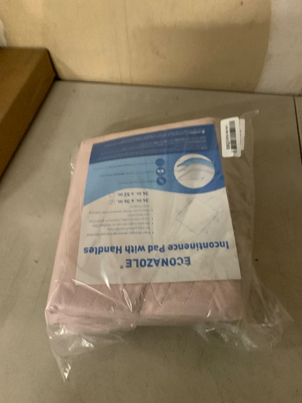 Photo 1 of 2 Pack Waterproof Positioning Bed Pads for Incontinence Washable with Handles Easy Transfers Reusable Underpads, 36” X 34"