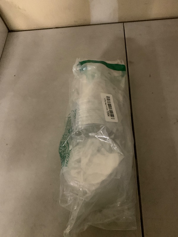 Photo 1 of 16 oz Clear Plastic Cups with Strawless-Sip-Lids, 25 Sets Disposable Cup Plastic Iced Coffee Cups, To Go Cup with Sip Through Lids for Smoothie, Milkshake, Cold Drinks for Party, Wedding, Event