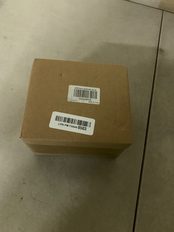 Photo 1 of 2 PCS Pre-Strung 3D Felt Happy Birthday Banner - Reusable Blue and Green Happy birthday Decorations Sign,Handmade Wool Felt Ball Garland, Pom Pom Garland, Party Decor, Photo Prop