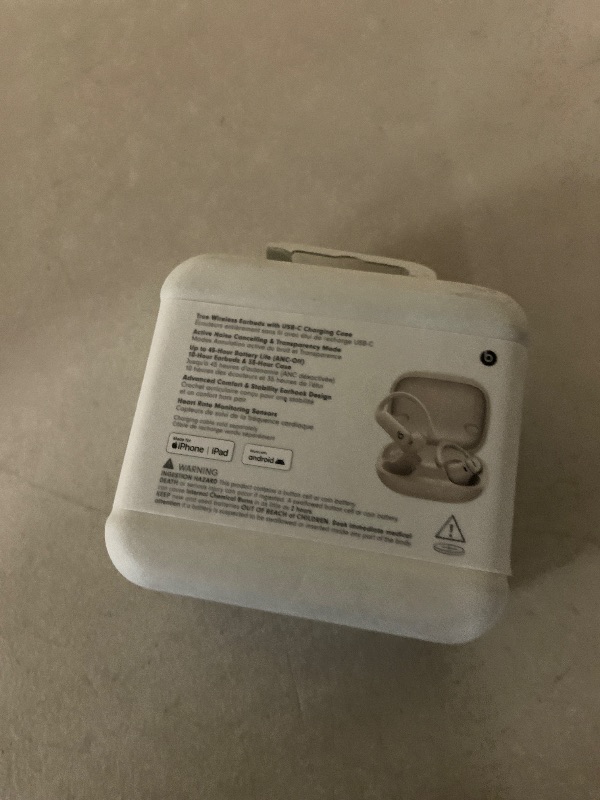 Photo 1 of Beats Powerbeats Pro 2 - Wireless Noise Cancelling Workout Earbuds with Secure- Fit Earhooks, Up to 45-Hour Battery with Charging Case, Sweat & Water Resistant, Heart Rate Monitoring - Quick Sand