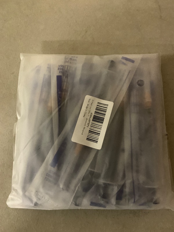Photo 1 of 20 Pack 1ml 25Ga 1" Plastic Lab Luer Slip Syringe, Scientific Industrial Supplies, Disposable Individually Wrapped