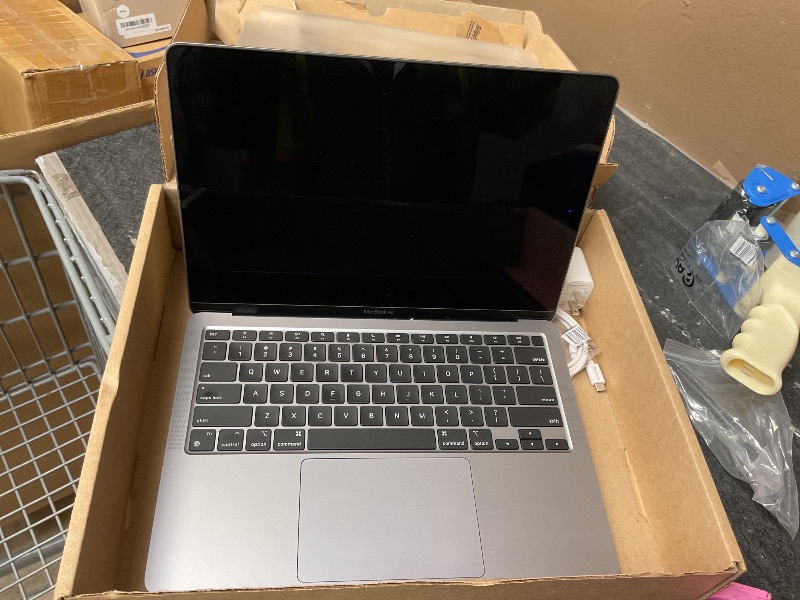 Photo 1 of LOCKED …………Late 2020 Apple MacBook Air with Apple M1 Chip (13.3 inch, 8GB RAM, 128GB SSD) Space Gray (Renewed)