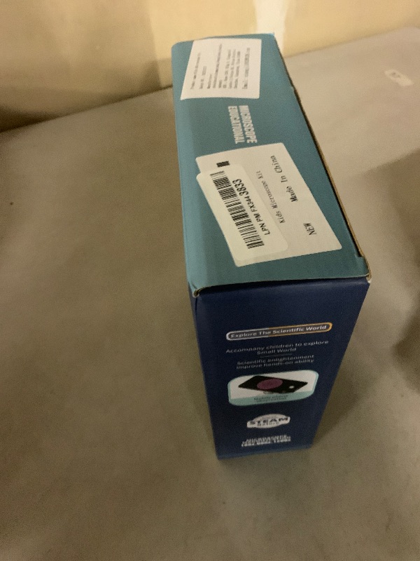 Photo 1 of 115 Pcs Microscope Science Kit for Kids with 100X-1200X Magnification,Equiped with Prepared and DIY Blank Slides Microscope for Beginner Boys Girls