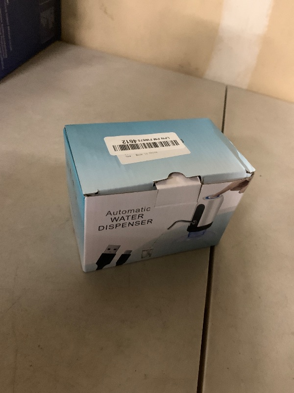 Photo 1 of 2-5 Gallon Portable Water Dispenser, Water Bottle Pump Rechargeable for 5 Gallon with Silicone Cap, Automatic Drinking Water Jug Dispenser (Black)