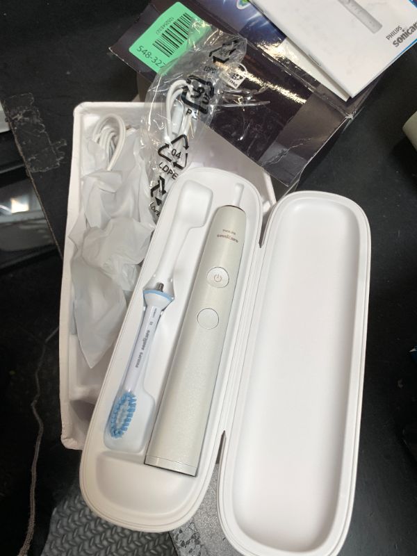 Photo 1 of Philips Sonicare ProtectiveClean 6500 Rechargeable Electric Toothbrush, with Pressure Sensor, 3 Cleaning Modes, SmarTimer and QuadPacer, 14-Day Battery Life, Charging Travel Case, White, HX6462/05