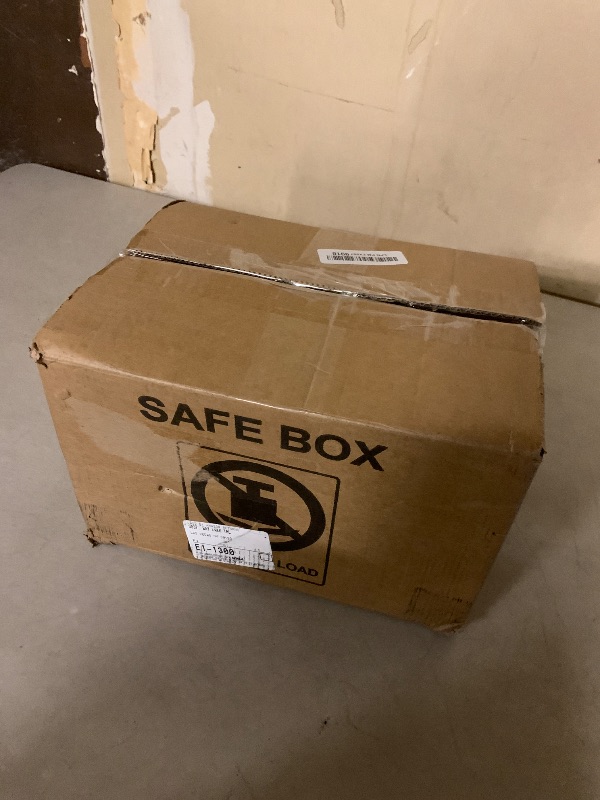 Photo 1 of [UPGRADED] Small Safe Box for Home, 0.30 Cuft Mini Safes with Fireproof Waterproof Bag, Digital Money Safe with Programmable Keypad Spare Keys, Security Cash Box for Money Valuables