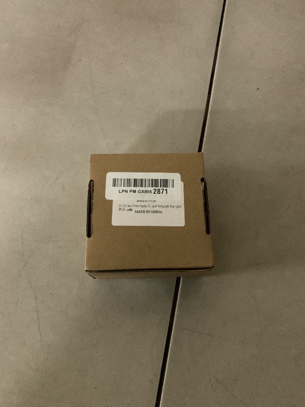 Photo 1 of 12V 1A 12W Class 2 Power Supply, LED Transformer Replacement, Outdoor Low Voltage Power Adapter, Yard Inflatable Adapter, Plug for String Light, Rope Lights (One Pack)