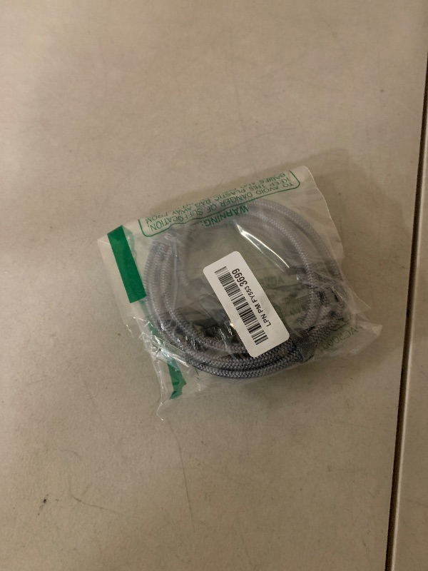 Photo 1 of 3 Prong AC Laptop Power Cord,6.6FT/2M Universal Power Cable Braided 3 Pin Power Cable for DellHP LG Lenovo Asus Acer Toshiba Laptops/Notebooks,Monitors,Printers,NEMA 5-15P to C5 Power Cord