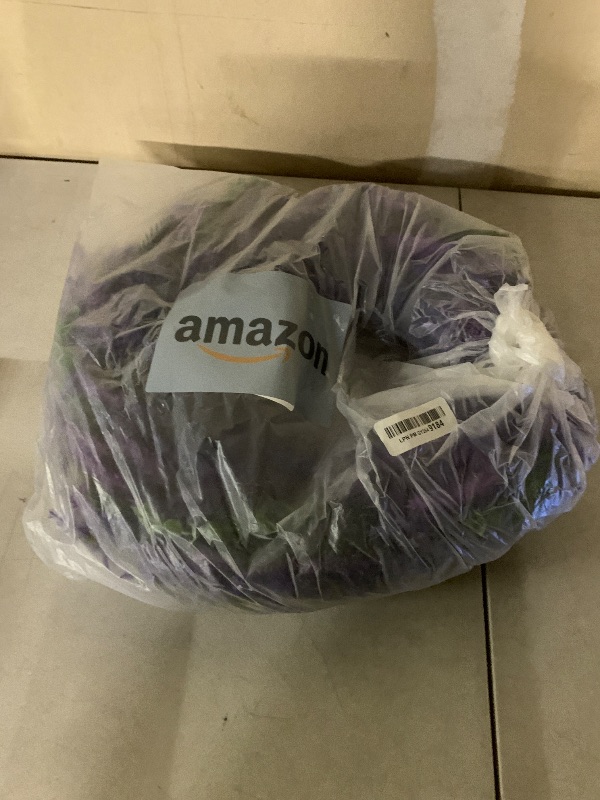 Photo 1 of 26" Lavender & Eucalyptus Wreath for Front Door - All Season Artificial Wreath for Spring and Summer, Indoor Outdoor Wall, Porch, Window, Rustic Farmhouse Home Decor