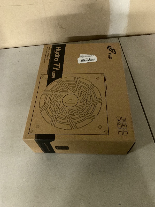 Photo 1 of FSP Hydro Ti PRO 1000W Power Supply, ATX3.1 PCIe 5.1 Ready, 80 Plus & Cybenetics Titanium Efficiency, Native 12V-2x6 Connector, Lambda A++ w/135mm FDB Fan, 10 Year Warranty (HTI-1000M-GEN5)