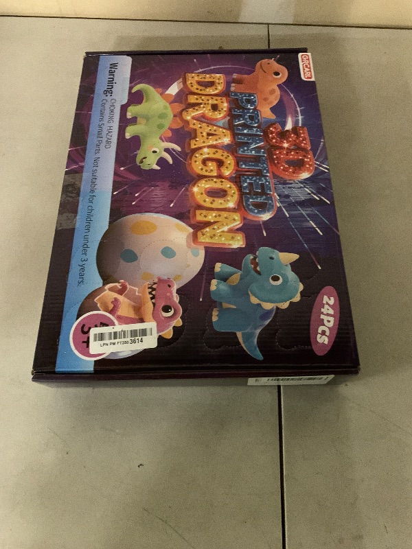 Photo 1 of 24PCS 3D Printed Dragon Eggs with Dragon Inside, Mini Animals Party Favors for Kids, Flexible Articulated Crystal Collectibles for Adults Teens Boys, Easter Advent Calendar Easter Basket Stuffers