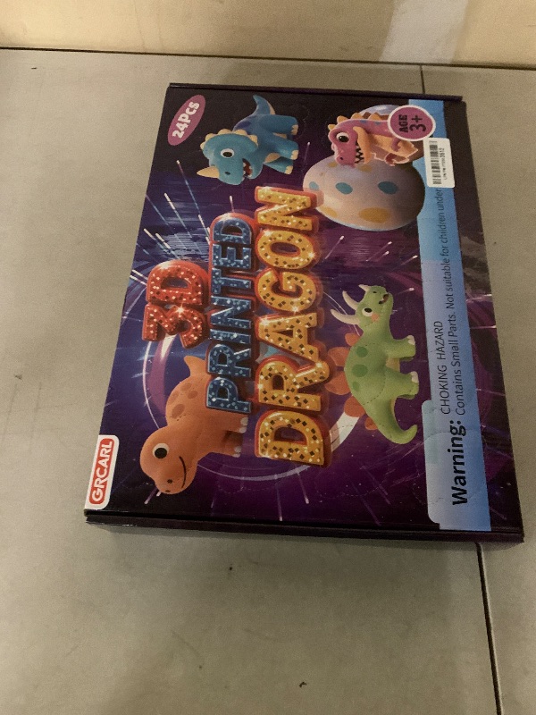 Photo 1 of 24PCS 3D Printed Dragon Eggs with Dragon Inside, Mini Animals Party Favors for Kids, Flexible Articulated Crystal Collectibles for Adults Teens Boys, Easter Advent Calendar Easter Basket Stuffers