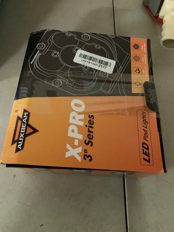 Photo 1 of Auxbeam XP-Ultra Series Hyperspot LED Pods, 3 Inch 80W Spot Beam Offroad Lights, 9600LM Amber White Dual Color, 30° Spotlight Yellow Fog Ditch Lights, for 4x4 Jeep Ford Toyota, Pair