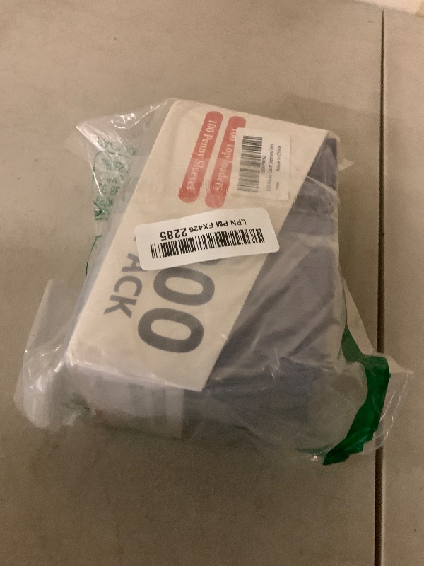 Photo 1 of 200 Card Sleeves Top Loaders for Cards, 3" x 4" Hard Plastic Toploaders, Baseball Card Protectors, Trading Card Holder for Football Sports Cards (100 Toploaders + 100 Penny Sleeves)