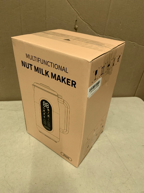 Photo 1 of 10 in 1 Nut Milk Maker Machine, 42oz IMD Screen Almond Milk Maker, Soy Milk Maker with Self-Cleaning, Delay Start, Keep Warm, Boil Water, Automatic Plant-Based Milk Blender for Soybean, Oat, Coconut
