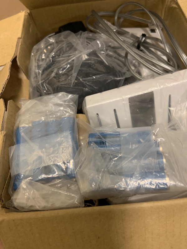 Photo 1 of Panasonic Cordless Phone with Answering Machine, Link2Cell Bluetooth Home Phones, Voice Assistant and Advanced Call Blocking, Expandable System with 4 Handsets - KX-TGD864W (White)