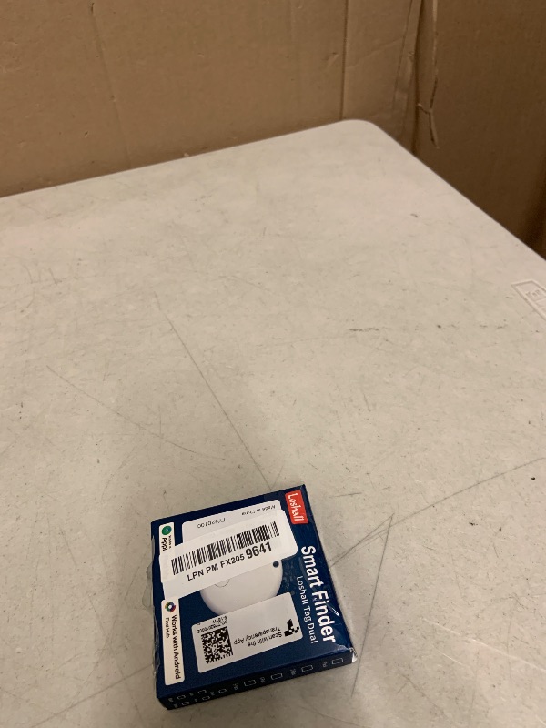 Photo 1 of 2025 Air Tracker Tags-2 Pack Item Locator for Android & iOS Bluetooth Tracker,Key Finders,Smart Tags Work with Apple Find My & Google's Find Hub (Black & White, for Android & iOS (2 Pack)