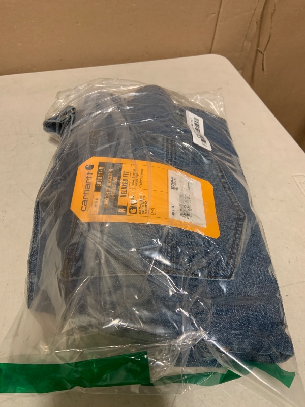 Photo 1 of Carhartt Men's Relaxed Straight Rugged Flex Jean, Coldwater, W40 x L34
