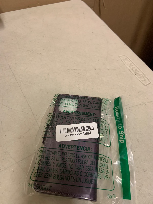 Photo 1 of Tenifly for iPhone 14 Case Wallet with RFID Blocking Card Holder, PU Leather Kickstand Protective Flip Phone Cover Fit for iPhone 14 6.1", Purple