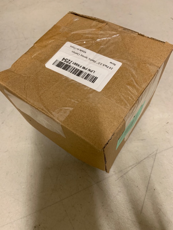 Photo 1 of 24 Pack 3.5 inch Plastic Spring Clamps, Black Heavy Duty Clips, Backdrop Clips, Plastic Clamps for Crafts, Backdrop Stand, Woodworking, Photography