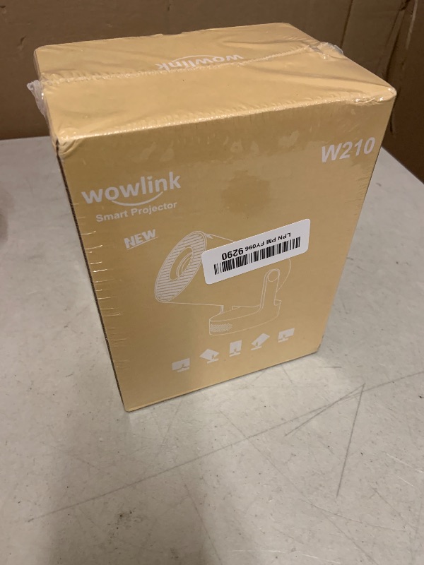 Photo 1 of [Built-in Apps & 2026 Upgraded] Mini Projector with WiFi 6 and Bluetooth 5.4 Support 4K 1080P Auto Keystone 180° Rotatable Projector Portable Compatibile with HDMI/TV Stick/Memory Stick/Laptop, White