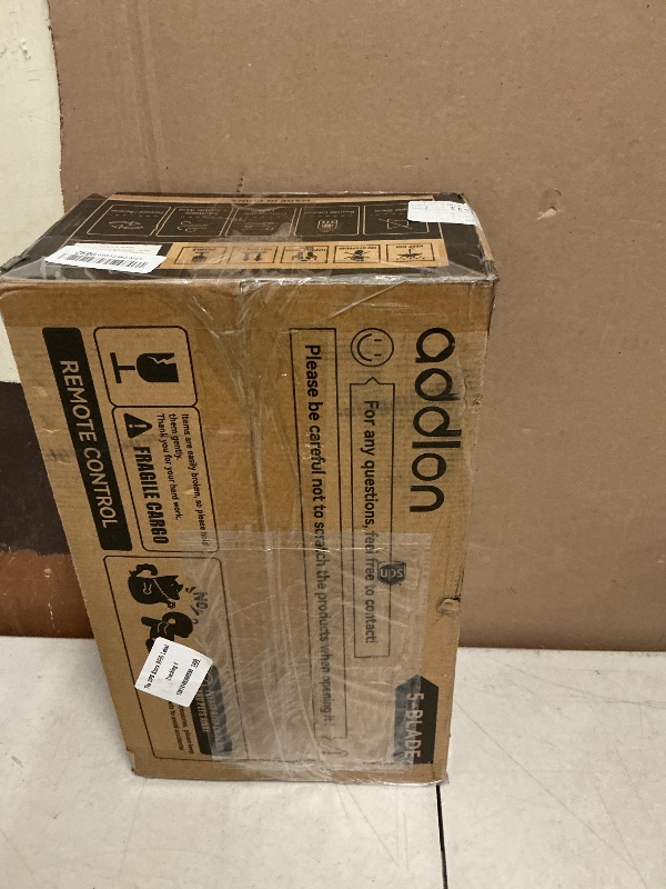 Photo 1 of addlon Ceiling Fans with Lights, 42 Inch Low Profile Ceiling Fan with Light And Remote Control, Flush Mount, Reversible, 3CCT, Dimmable, Quiet, White Small Ceiling Fan for Bedroom Indoor/Outdoor Use