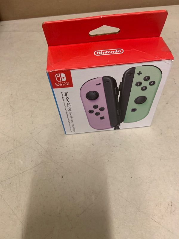 Photo 1 of Nintendo Joy-Con (L)/(R) - Pastel Purple/Pastel Green