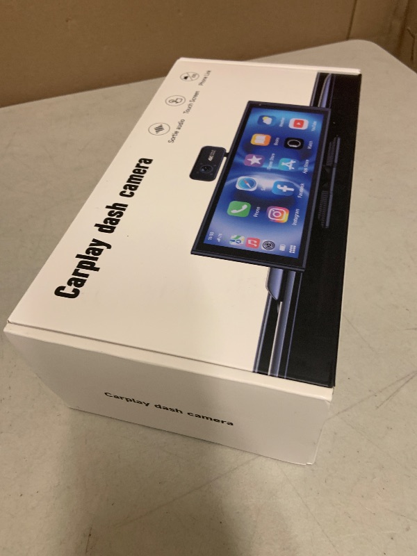 Photo 1 of CarPlay Screen for Car Tablet Android Auto Smart Screen for Car, 4K Dash Cam Portable Car Play with 3 Channel Camera Backup Camera,10.26” Wireless Display FM Radio Stereo Bluetooth 5.2, 32GB Black