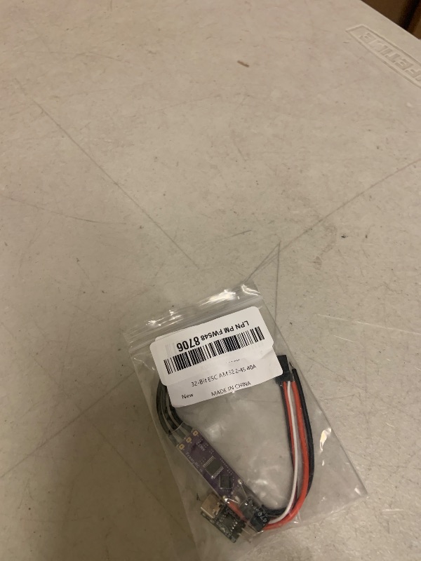 Photo 1 of 32-Bit ESC AM32 2-4S 40A Speed Controller 5V 2A BEC 25V 470uF Capacitor with ESC Param Coverter for RC Crawler Car Model Airplane Brushless Motors