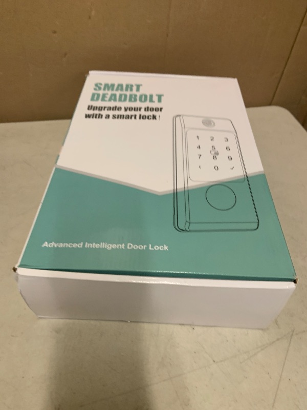 Photo 1 of CINOP WiFi Smart Locks for Front Door with Handle Set, App Control, Keyless Entry Door Lock Fingerprint Deadbolt, Electronic Digital Touchscreen keypad, Smart Lock, Easy Install (Black)