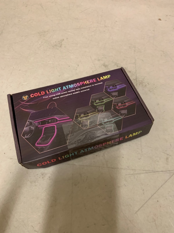 Photo 1 of LED Car Ambient Lighting Strip for Tesla High Brightness with APP Control Multiple Colors and Car LED Strip Lighting Neon Lights for Model 3/Y (Dashboard& Center Console)