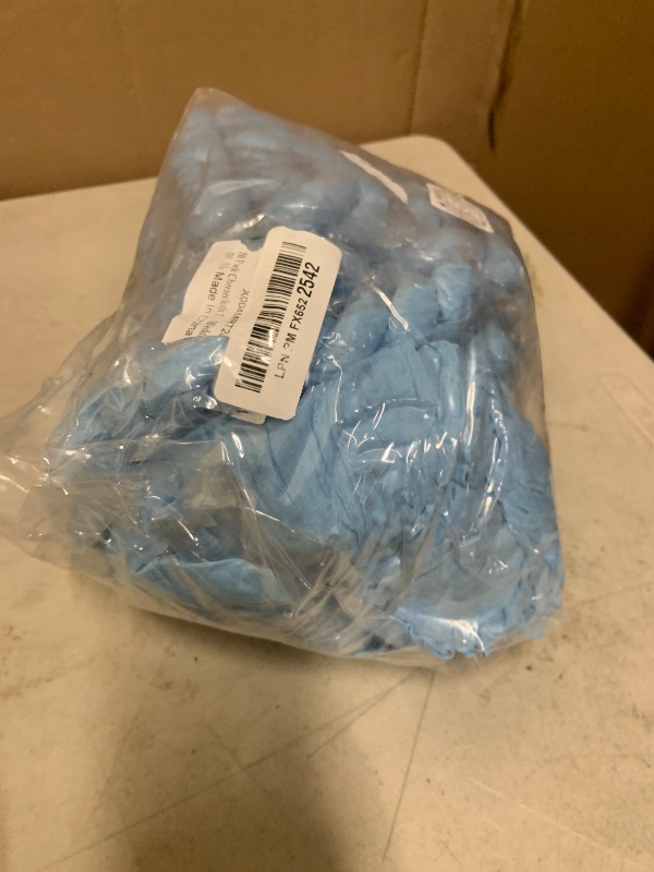 Photo 1 of 20 Pack Cheesecloth Table Runner - 17x108 Inch Light Blue Boho Gauze Cheese Cloth Table Runners for Baby Bridal Shower Decoration Wedding Party Summer Garden Farmhouse