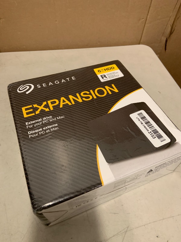 Photo 1 of Seagate Expansion 6TB External Hard Drive HDD - USB 3.0, with Rescue Data Recovery Services (STKP6000400)