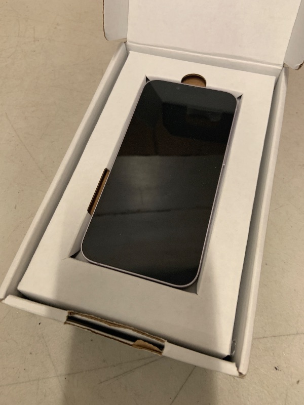 Photo 1 of SEE NOTES AND PICTURES………. Apple iPhone (Renewed Premium) 14, 128GB, Purple - Unlocked