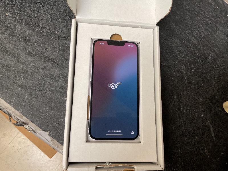 Photo 1 of SEE NOTES AND PICTURES………. Apple iPhone (Renewed Premium) 14, 128GB, Purple - Unlocked