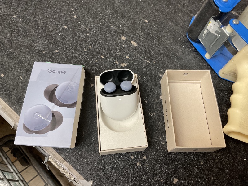 Photo 1 of Google Pixel Buds Pro 2 - Wireless Bluetooth Earbuds with Pro-Level Active Noise Cancellation - Built for Gemini AI Assistant - Moonstone (2025 Model)