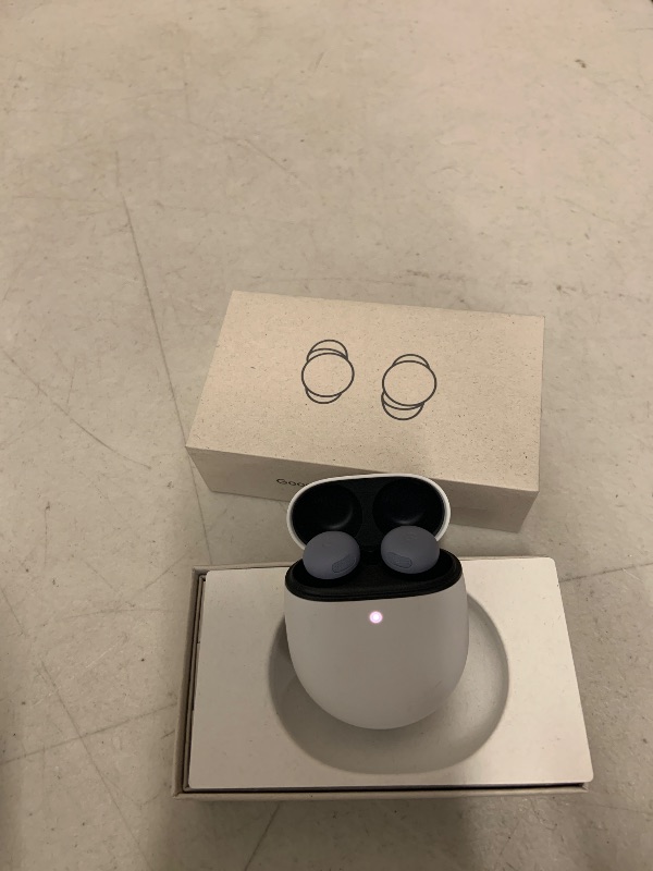 Photo 1 of Google Pixel Buds Pro 2 - Wireless Bluetooth Earbuds with Pro-Level Active Noise Cancellation - Built for Gemini AI Assistant - Moonstone (2025 Model)