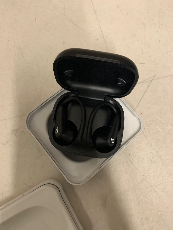 Photo 1 of Beats Powerbeats Pro 2 - Wireless Noise Cancelling Workout Earbuds with Secure- Fit Earhooks, Up to 45-Hour Battery with Charging Case, Sweat & Water Resistant, Heart Rate Monitoring - Jet Black