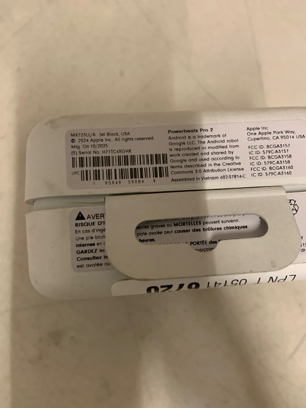 Photo 1 of Beats Powerbeats Pro 2 - Wireless Noise Cancelling Workout Earbuds with Secure- Fit Earhooks, Up to 45-Hour Battery with Charging Case, Sweat & Water Resistant, Heart Rate Monitoring - Jet Black