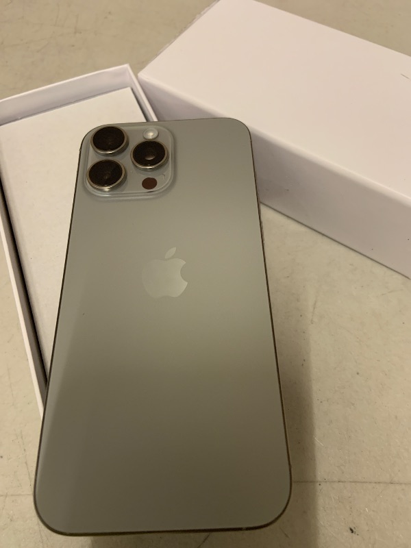 Photo 1 of Apple iPhone 16 Pro Max, US Version, 256GB, Natural Titanium - Unlocked (Renewed)