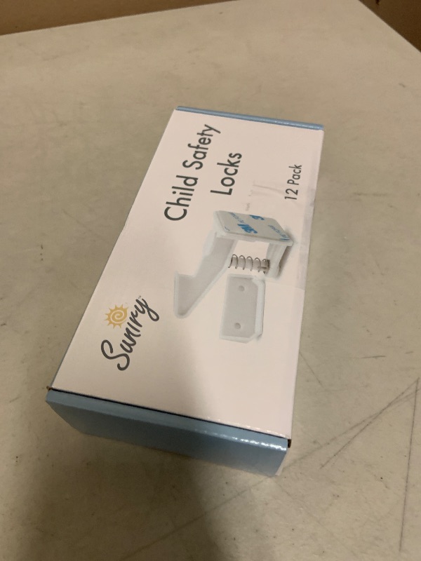 Photo 1 of [12-Pack] Invisible Baby Proofing Cabinet Locks - No Drill Child Safety Drawer Latches - Adhesive Childproof Latch for Cabinets, Kitchen & Furniture - Secure Toddler & Infant Safety No Tools Required